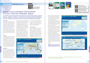 Unterrichtseinheit Kartenarbeit mit der Diercke Atlas App